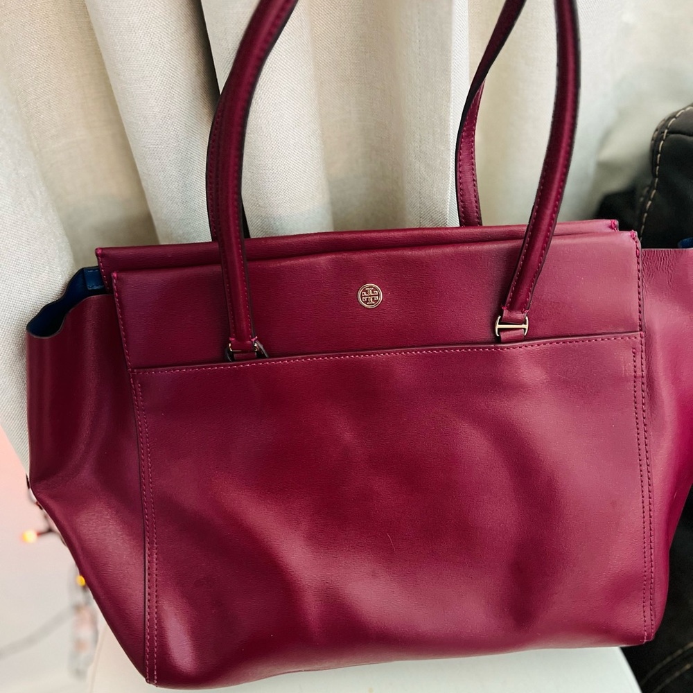 Tory Burch Women's Parker Tote Bag Imperial Garnet